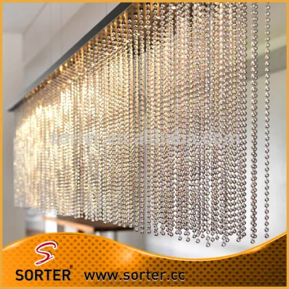 Home decor vintage decor metal ball chain curtain partition