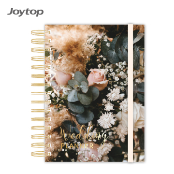 Joytop Luxus Custom Spiral A5 Notebook - Hochzeitsplaner Journal für Bräute
