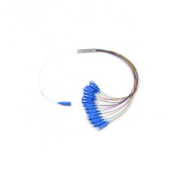 1x8 Fiber Optic PLC Splitter with G657A1 Cable and SC Connector