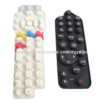 Silicone Rubber Keypad with Multicolor Printing