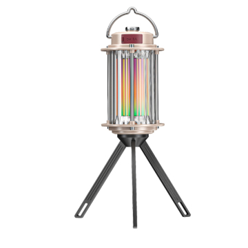 Lumière de camping LED Warsun X6611: 600lm, batterie 1x18650, température de couleur à double lumière, IP44 imperméable, support inférieur et crochet