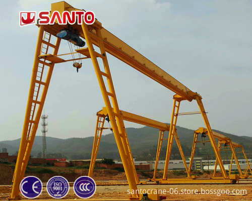 Electric Single Girder Gantry Crane with Hoist - 1Ton to 20Ton Capacity