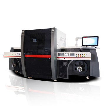 Haotian Digital Label Synergistic Machine HTP-330 Bronzing + Varnish Two-Color Printing Machine