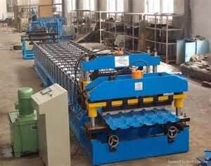 Full - Automatic 45# Steel 380v Corrugated Sheet Roll Forming Equipment For Roof