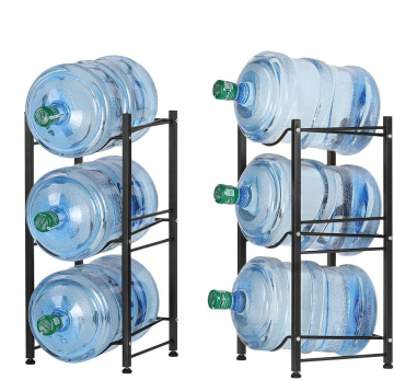 Metal Black 5 Gallon Water Jug Holder: A Durable Water Dispenser and Bottle Storage Rack