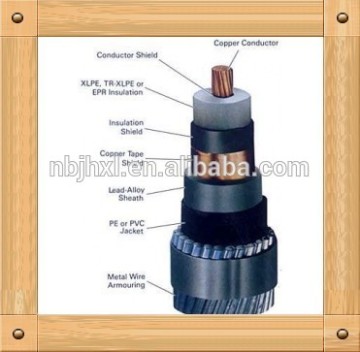 PVC Insulated Power Cable XLPE Insulated High Voltage Cable 4*35mm2, 0.6/1KV, Steel Tape Armoured
