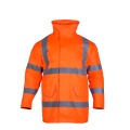 Logotipo personalizado Hi Vis Safety Chaqueta con bolsillos