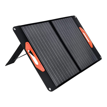 Draagbaar opvouwbaar 100W hoogwaardig zonnepaneel voor camping-Guangdong CE-gecertificeerde, 7-daagse verzending, 600x550 mm, 125x125mm Kenengsen