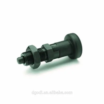 Custom nickel-plated stainless steel retractable spring index plunger