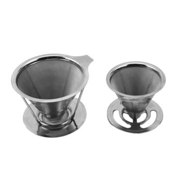 Customizable Logo Stainless Steel SS304 Reusable Paperless Coffee Filter
