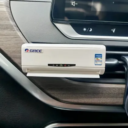 New Design Air Conditioning Aromatherapy Diffuser with Solar Power Car Freshener