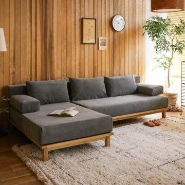 Modern 3 Seat Fabric Couch Set - Comfortable and Stylish Living Room Furniture