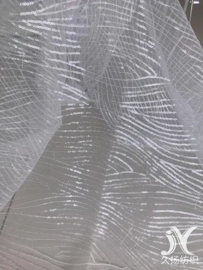 Seqin Wave Mesh Embroidery