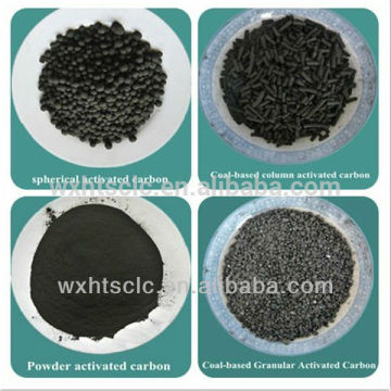 Super capacitor nut shell activated carbon for gas purification