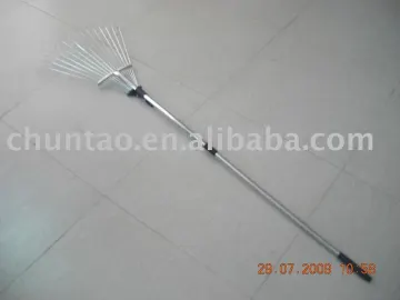 15T telescopic steel rake