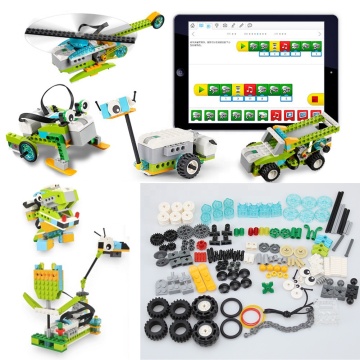 Çocuklar Wedo 2.0 STEM Education Robot Oyuncaklar 280 PCS Eğitim Diy Yapı Taşları Seti
