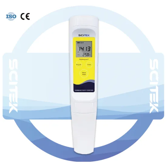 Calibration-Free SCITEK Pocket Conductivity, TDS, and Salinity Meter for Lab Use