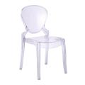 French design transparent plastic PC crystal chair