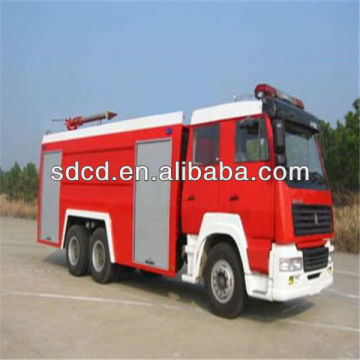 6000L Water 2000L Foam Fire Fighting Truck For Sale