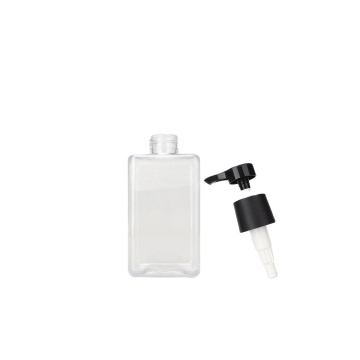 Custom Square Plastic Shampoo and Lotion Bottles with Foam Pump - 50ml, 100ml, 400ml PET Material