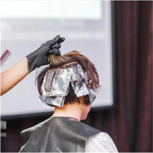 Silvery Color Embossed Alu Foil for Hair Salons