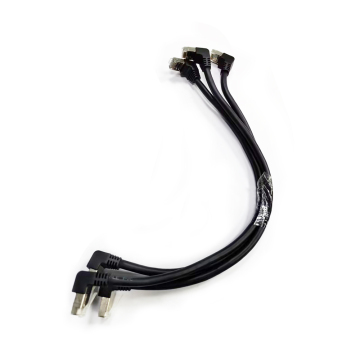 RJ45 male connector Earthnet cable assembly