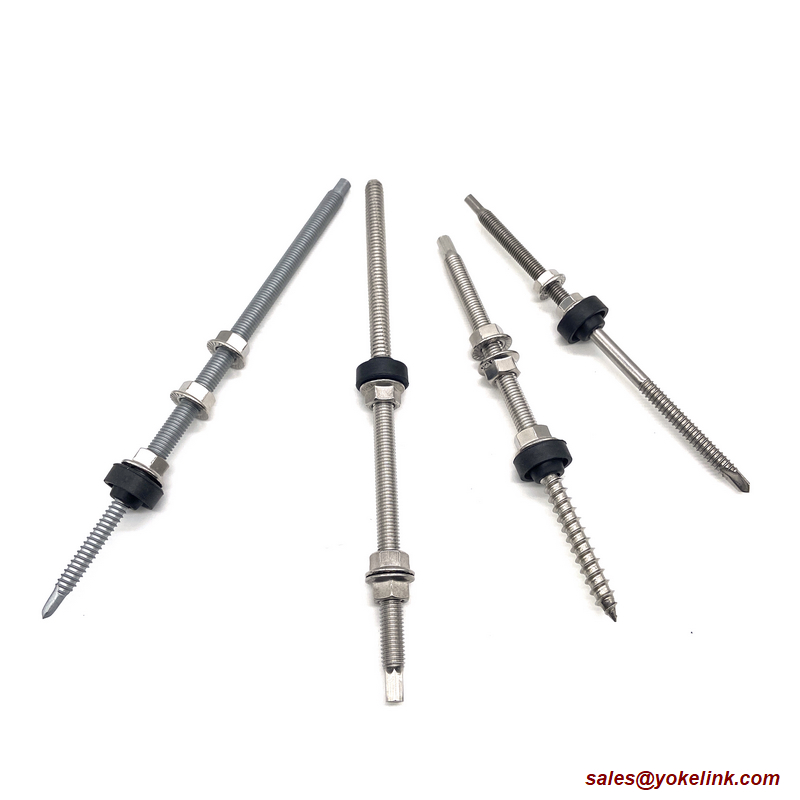 Solar rögzítő rögzítő M10 rozsdamentes acél akasztócsavarok