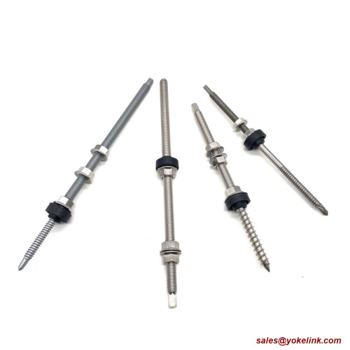 Pengikat pemasangan solar M10 bolt penyangkut keluli tahan karat