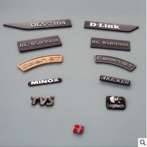 High-gloss Hardware Silk Screen Aluminum Nameplate