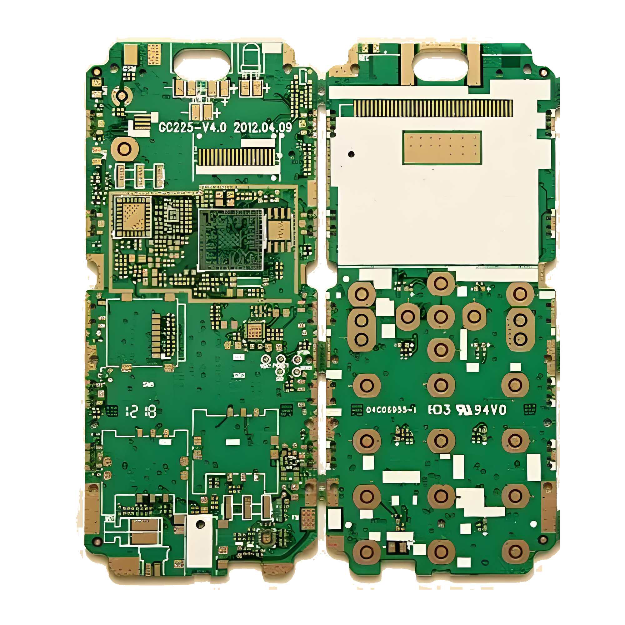 2 Layers Magnetic Coil PCB & Telecommunications & Automotive Industry