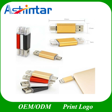Stainless Type-C USB Flash Memory Metal USB3.0 Flash Drive Mini USB Stick