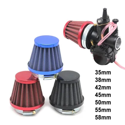 TERFU Motorcycle Air Intakes and Cleaner for Yamaha - 35mm to 58mm Mushroom Head Options