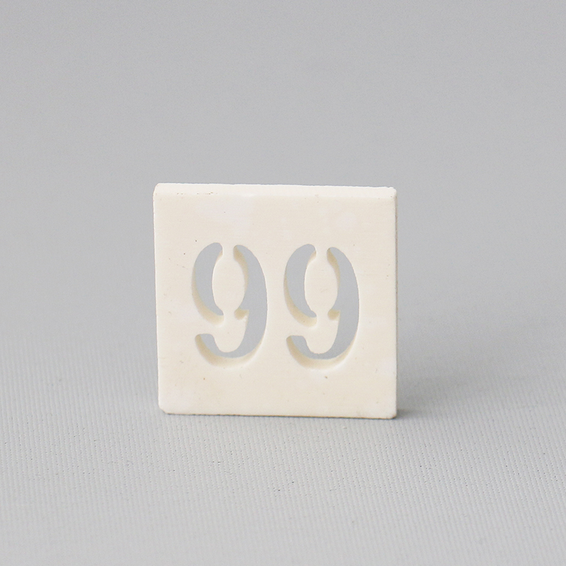 Engraved Alumina Ceramic Number Plate