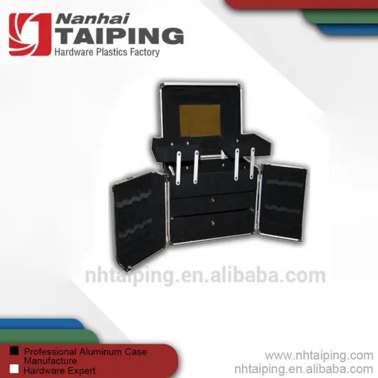 Aluminum Mirroed Beauty Case Grooming Case Hairdressing Makeup Case