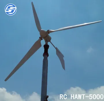 Horizontal axis wind turbine 5 kw
