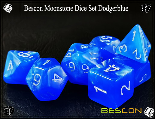 Dodgerblue Dice Set-1