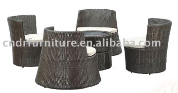 RATTAN SOFA SET(1 TABLE & 4 SOFA)