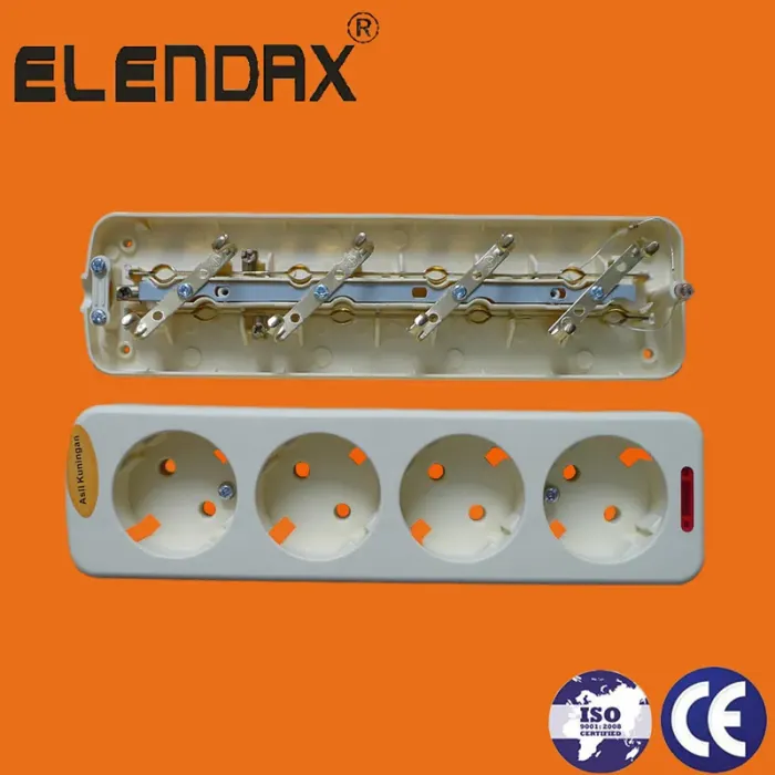 Soket Ekstensi Daya 5 Arah E5005E