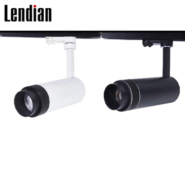 Tunable White Dimmable Cylindrical Thin Wall Wash Track Light for Shops