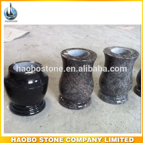 Granite Flower Vases For Graves Granite Tombstones, High Quality