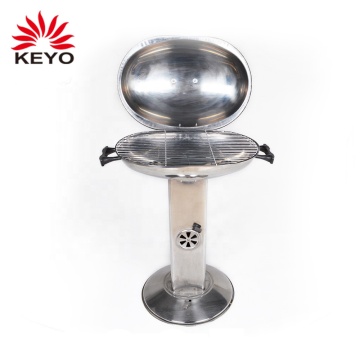 Hot Quality Easily Assembled Barbeque Charcoal Barbecue Bbq Stainless Steel Pedestal Grill