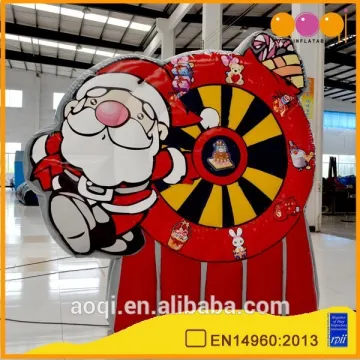 2015 new design lucky Christmas inflatable darts game for sale