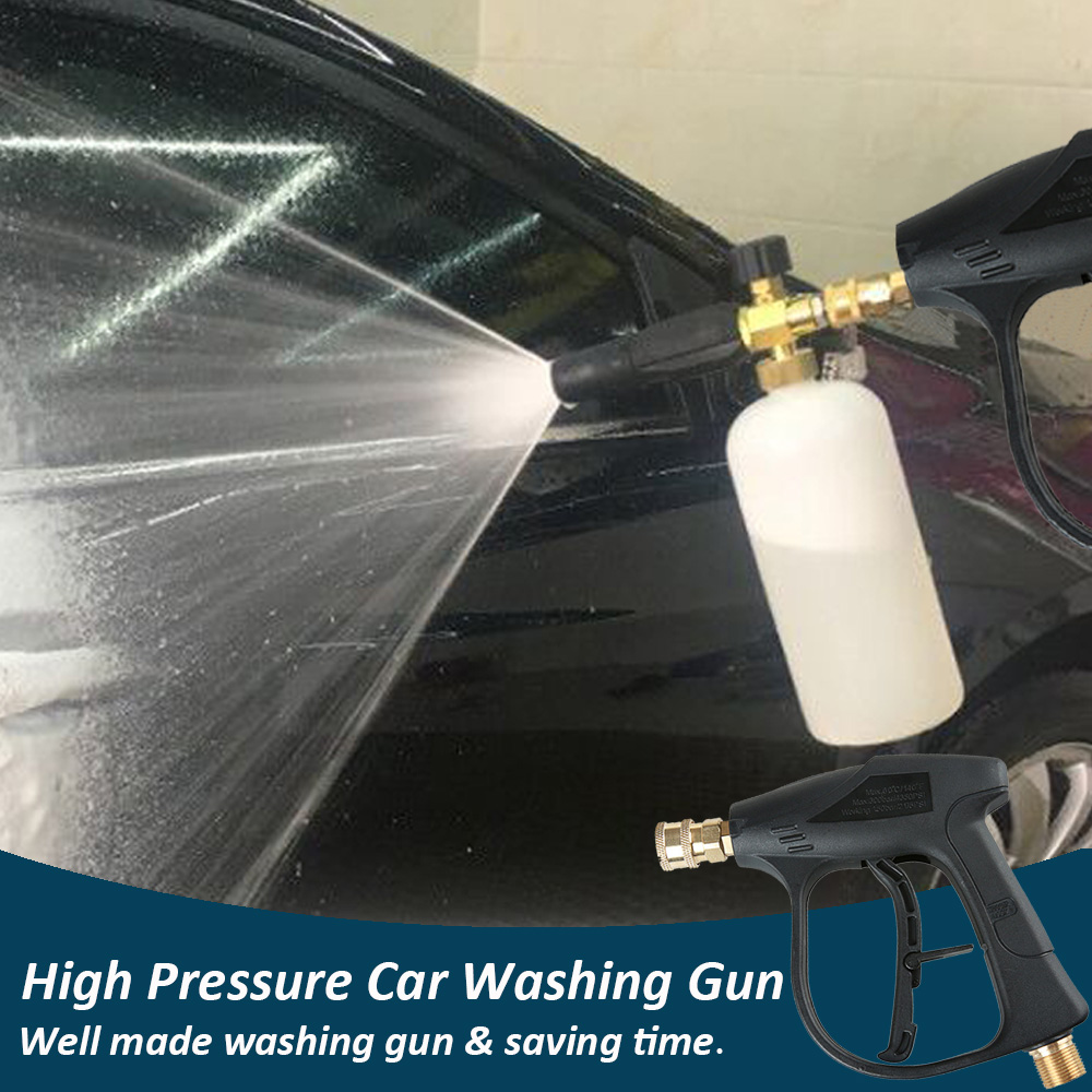 Pousser la lavette de voiture à haute pression Gamis à eau à eau 1/4 "