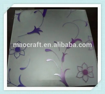 Melt feeling art decorative titanium glass for windows and doors