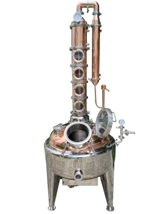 Copper Jacketed Still 26 gallon/100L  6" Pot Belly Distiller copper pot still  buy copper still