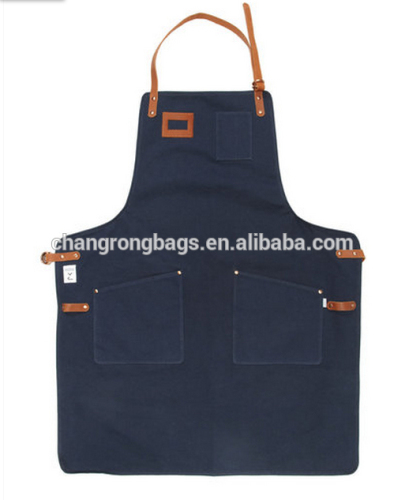 Customized high quality cotton canvas apron , heavy duty cotton apron , duck canvas apron , canvas apron supplier