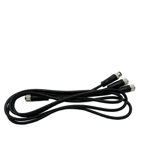 Arneses de conector M12 personalizados con cable aislado de PVC