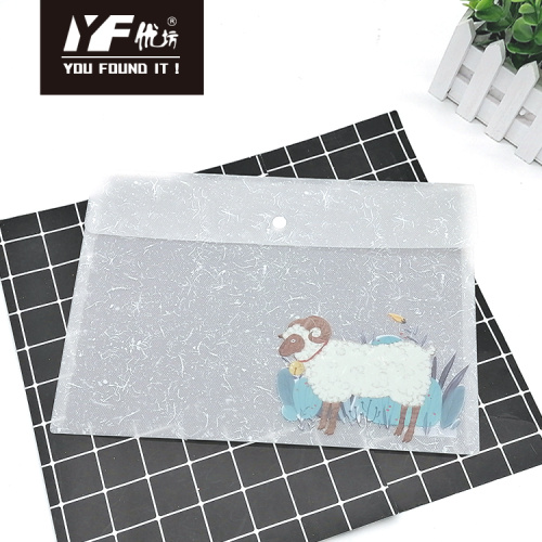 PP File Holder Animal style PP snap button file holder Manufactory