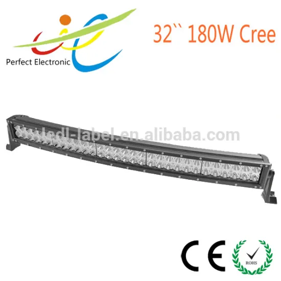 Waterproof 180w boat curved light bar LED arc-shaped light bar-15200LM