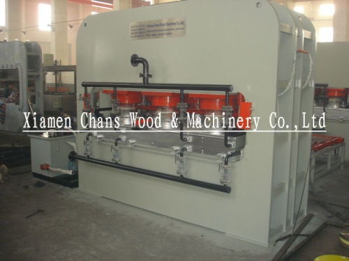 Hydraulic Mdf Hdf Melamine Wood Veneer Moulded Door Skin Press machine